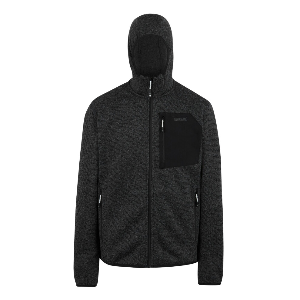 Regatta (M, Ash) Mens Newhill Marl Full Zip Fleece Jacket Multicoloured