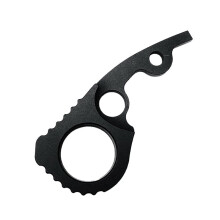 1piece Black Aluminium Quick Opening Hook of the Ring for Para2 C81,Signet Ring for C223 Knife Handle Modified Parts B