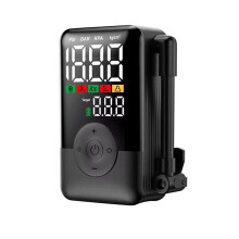 Gonfleur de Pneus Numérique Portable - Pompe à Air Sans Fil et Rechargeable pour Motos, Vélos et Usage Extérieur
