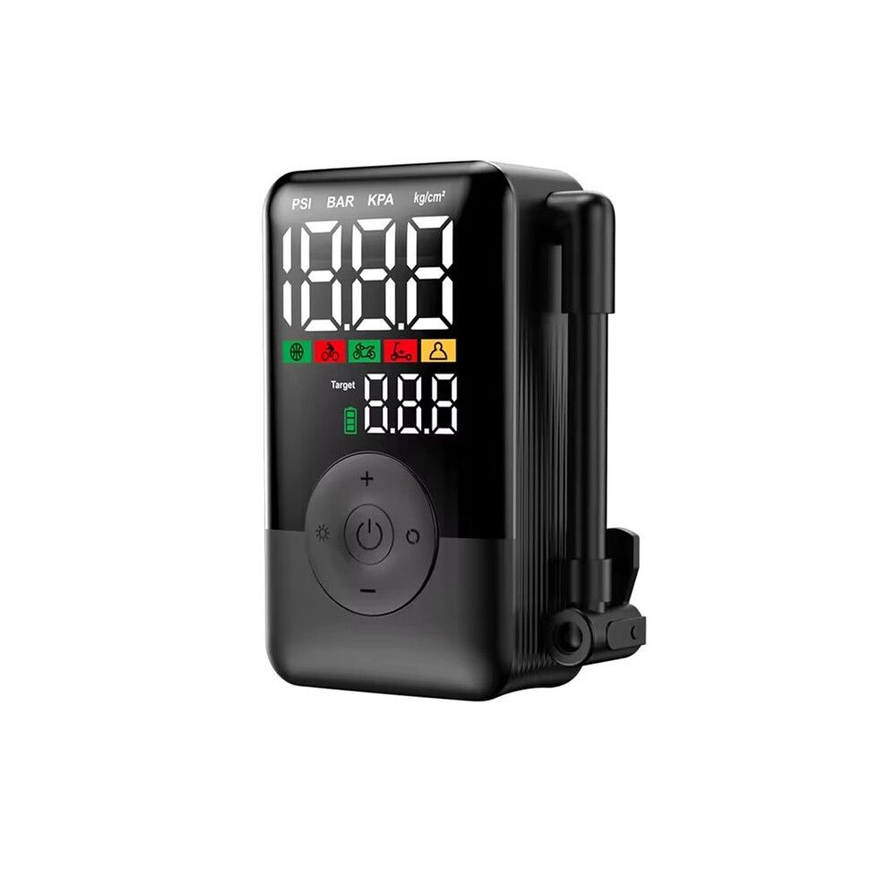 Portable Digital Tire Inflator - Wireless, Rechargeable Air Pump For Motorcycles, Bicycles, And Outdoor Use 6033019103114