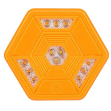 LED Road Flare Warning Light Multifunctional Emergency Light Roadside Safety Beacon Magnetic (Battery-Powered Model)