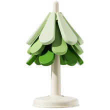 Set de Table en Silicone en Forme de Sapin de Noël, Dessous de Plat, Dessous de Verre Pliable, Isolation Thermique, Protection de Bureau