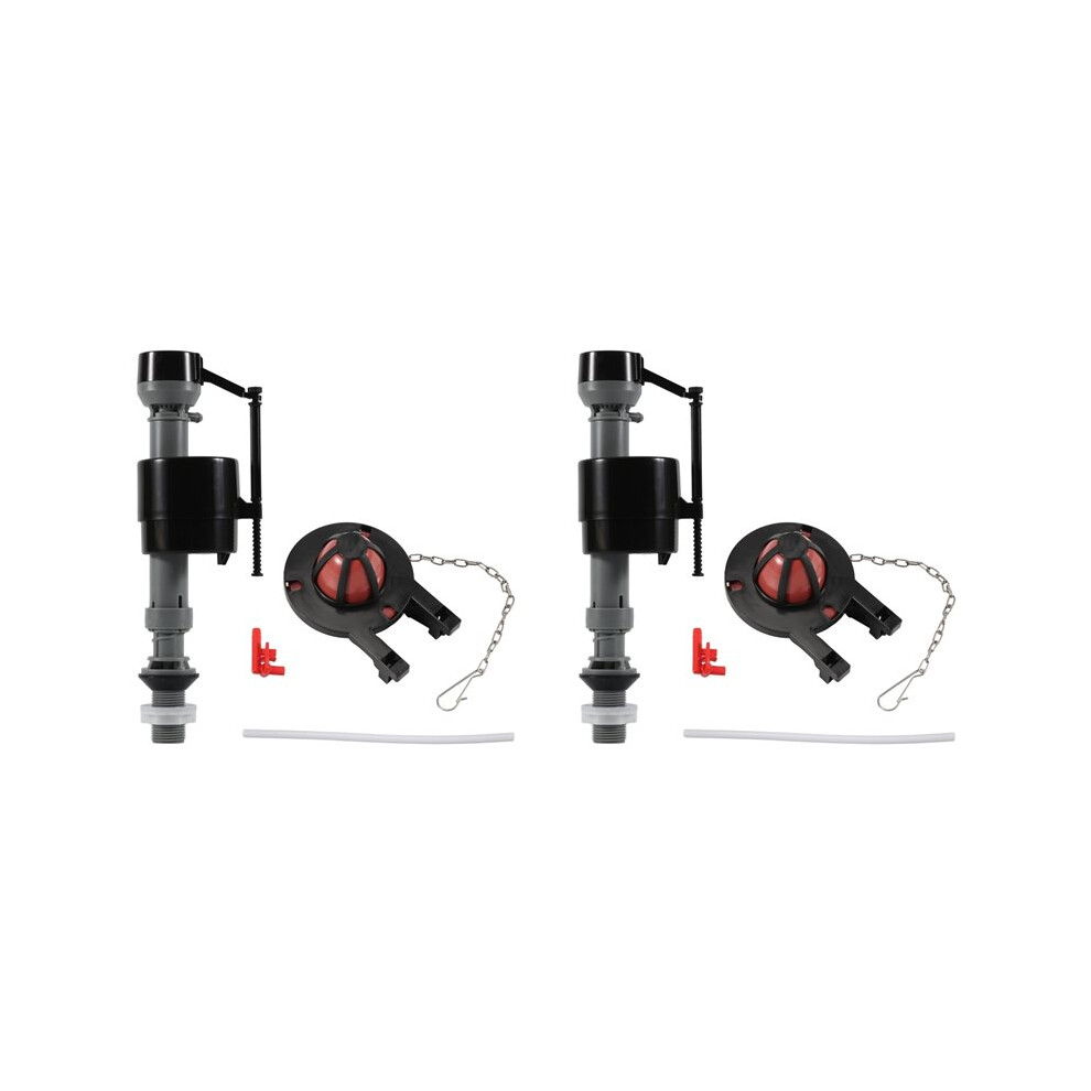 2X Toilet Float Replacement Kit, Universal Toilet Flusher Replacement Kit And 2 Inch Toilet Flapper Replacement 1Set 4713804663413
