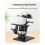 For Meta Quest 3/ Quest 3S Charging Station - VR Headset Display Stand and Charging Dock, Desktop Stable VR Accessory 3