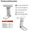 USB Clip Reading Light Folding Book Light Led Reading Light Portable Rechargeable Book Light 6 Brightness Dimmable White 4