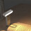 USB Clip Reading Light Folding Book Light Led Reading Light Portable Rechargeable Book Light 6 Brightness Dimmable White 10