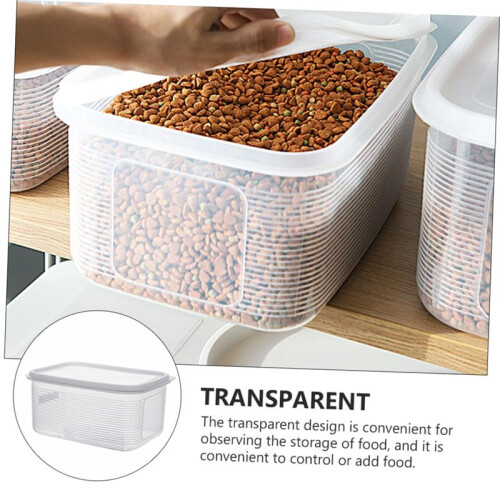 Box Grain  Food Container Pet Food Container Storage Box High Capacity 1