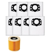 7+1 Sacs à Poussière et Filtre Compatibles avec les Aspirateurs pour WD2 , WD3, WD3 Battery et SE4002