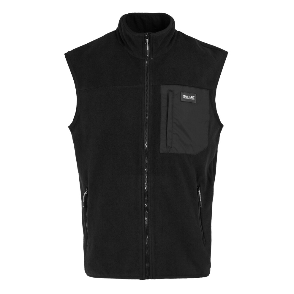 Regatta (M, ) Mens Frankie Fleece Gilet Black
