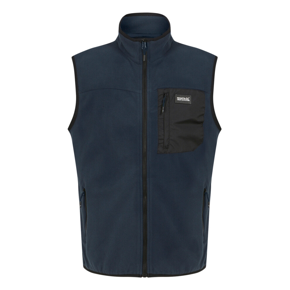 Regatta (L, Navy ) Mens Frankie Fleece Gilet Blue