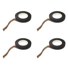 4pcs 30Yard 12mm Self-Adhesive Paper Tape Floral Stem for Garland Wreaths DIY Artificial Silk Flower(Brown)