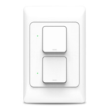 Interrupteur Mural Tuya Zigbee US Sans Neutre, Sans Interrupteur à Bouton-Poussoir