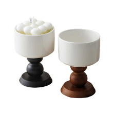 Bougeoirs en Bois et Marbre, Bougeoirs en Pierre Naturelle, Supports Décoratifs pour la Décoration Intérieure, les Mariages et les Repas