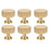 Solid Brass Cabinet Knobs Pulls Cabinet Drawer Dresser Gold Knobs Modern Handles Brushed Brass Finish 1