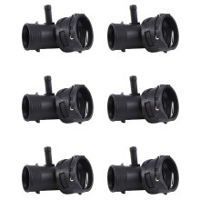 6X Nieuwe Auto Koelwaterslang Connector Bovenste Pijp Radiator Adapter voor Q7 7L TDI 7L6122291H