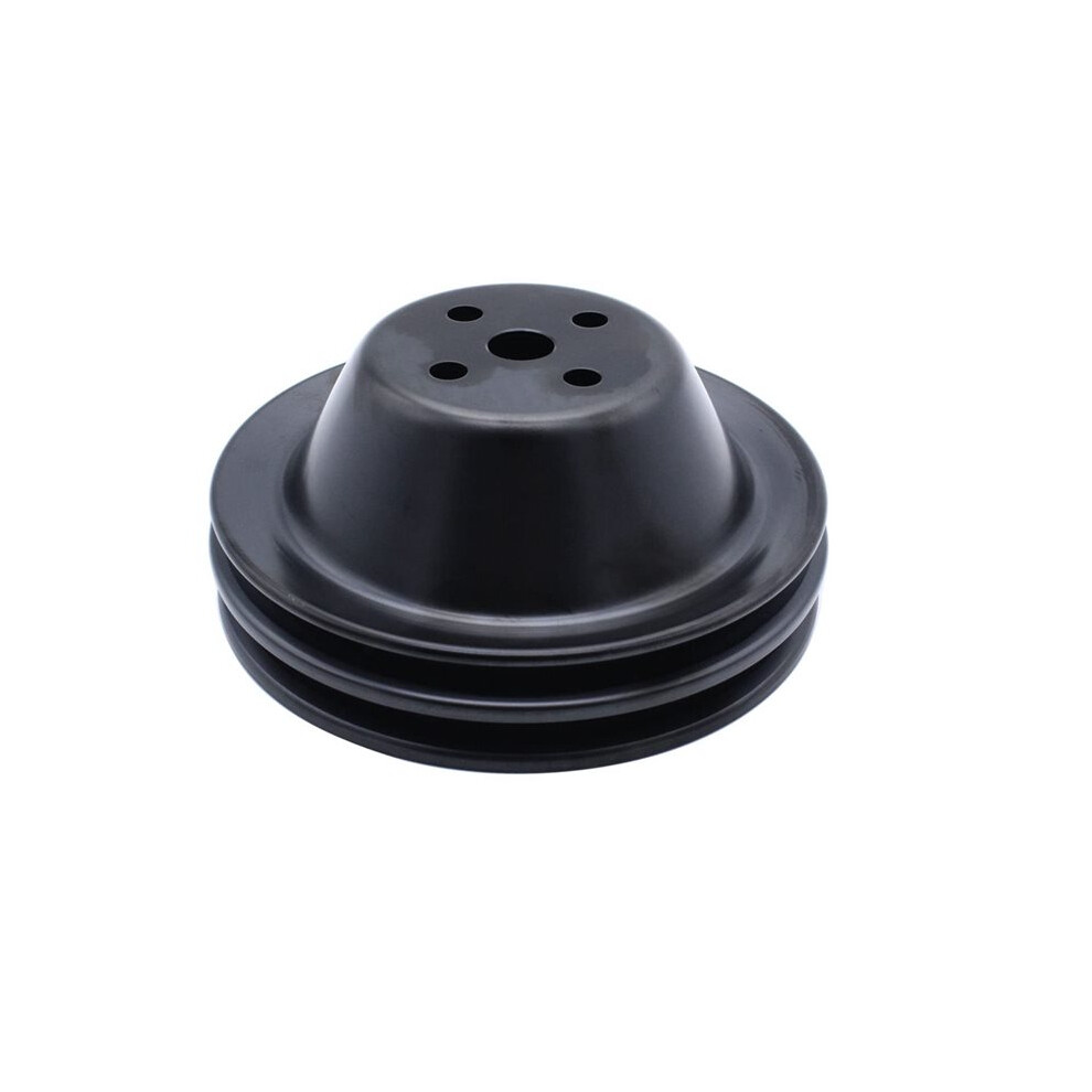 Steel Swp 5/8" Double- 6.6" Od Short Water Pump Pulley For Chevy Sbc 262 265 267 283 302 305 307 327 350 400 4713297522174