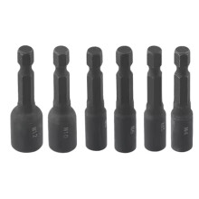 1set Tap Die Socket Adapter 4-12mm Screws Tap Socket Adapter Holder Extension Bar 1/4 Inch Hex Shank for DIY Projects