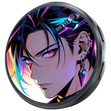 For Ebadge Electronic Bar Hanging Piece Picture Video Long Endurance Transmission Anime Animation Badge A