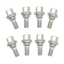 8 Szt. Śrub do Kół M12x1,25, Łeb Sześciokątny 17 mm dla 307, dla C-Triomphe, C-Quatre i Aeolusa