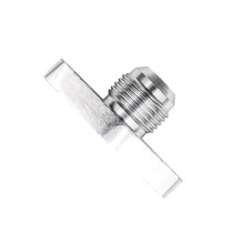 3X Kit D'Adaptateur de de Vidange de Retour D'Huile AN10 Turbo pour Garrett GT28 GT30 GT35 T25 avec Boulons M8X1.25Mm Argent