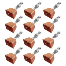 12 Pcs Fishing Bell Set for Multiple Rod Monitoring,Sea Fishing Equipment Accessories, Catfish Gear