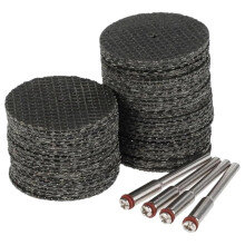 104 Disques de Coupe Abrasifs de 32 mm avec Mandrin pour Outils Rotatifs de Découpe de Métaux (Accessoires pour , Lame de Scie)