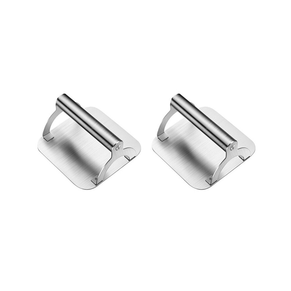 2X Kitchen Stainless Steel Steak Weight/Bacon Press With Handle, Heavy-Weight Grill Press Commercial Grade Burger 6034263328032
