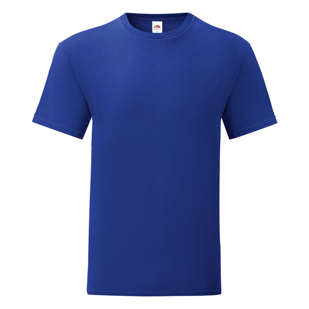 Fruit Of The Loom (Xl, Cobalt ) Mens Iconic T-Shirt (Pack Of 5) Blue