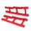 Forcellone Anteriore Posteriore per RC 1/10 per  SLASH 4x4 Rosso 2