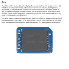 EMMC-Module voor Orange Pi 5 3B 4 voor Radxa ROCK-Serie voor Nanopi M6, voor Nanopi Zero2 EMMC-Opslagmodule 64 GB
