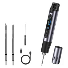 HS-03 Draadloze Elektronische Onderhoudspen met 0,96 Inch IPS-Kleurenscherm, Slimme Thermische Tool met Automatische Slaapstand en