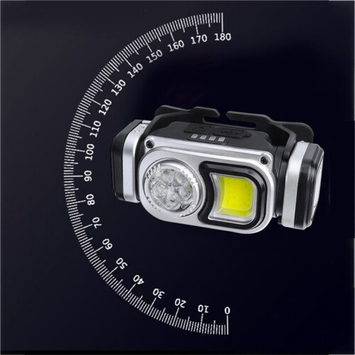 4 Pack LED Headlamp Rechargeable Flashlight with Motion Sensor , LED Headband Flashlight for Work,Running,Hiking,Camping