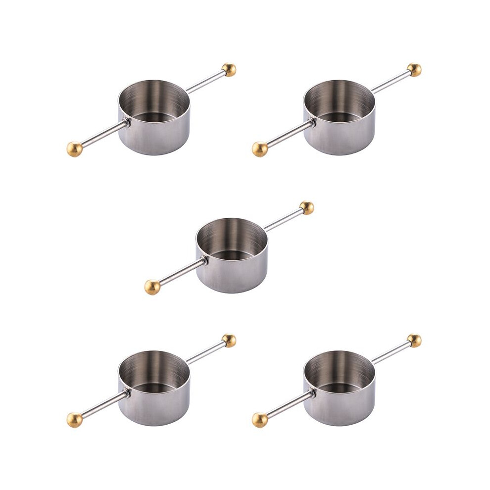 Measuring Cup Tools, Bar Measure Cocktail Jigger With Handle For Whisky Bar Tools Bar Accessories(5 Pcs) 6033833538833