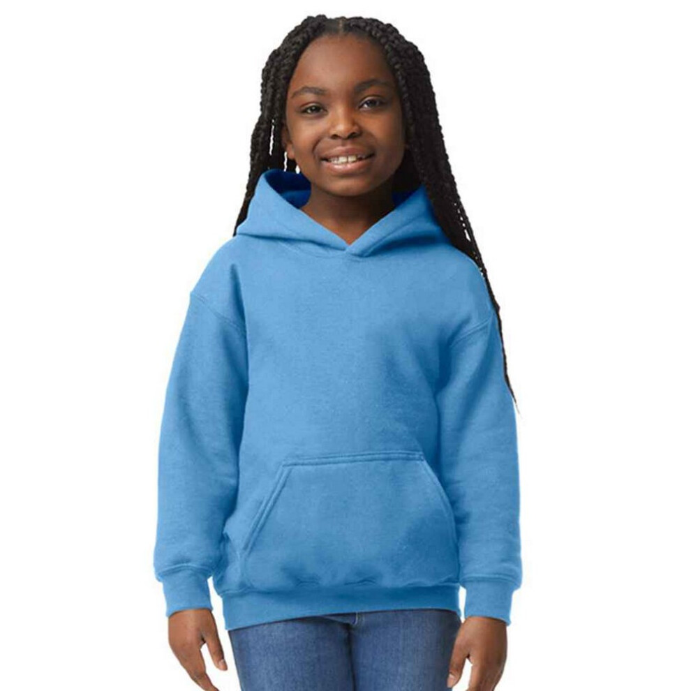 Gildan (5-6 Years, Carolina ) Childrens/Kids Heavy Blend Hooded Sweatshirt Blue