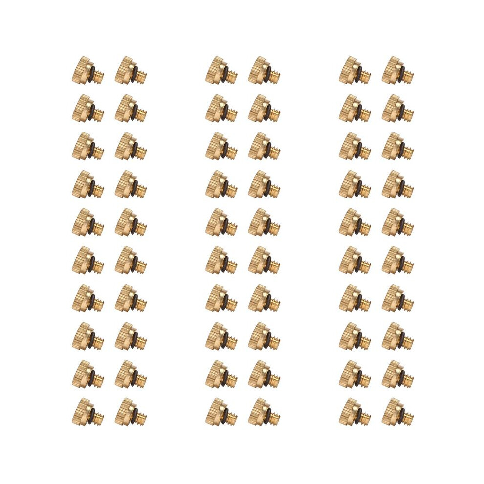 60Pcs Fog Mist Nozzle,Low Pressure Mist Cooling Nozzle,Misting Nozzles Orifice 0.1Mm 4711414596558