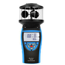 HoldPeak -878 Hand-Schalenanemometer Zur Windgeschwindigkeitsmessung, 360 Omnidirektional für Windsurfen, Segeln und Angeln