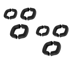 2X Silicone Pot Handles Holder Finger Protect Pot Holder Heat Resistant Silicone Clamp Handle Cover for Frying Pans