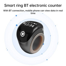 Digitale Teller met OLED-Scherm, Vingerafdrukteller, Type-C-Aansluiting, 120 MAh Oplaadbare Batterij, Slimme Ring, Aanraakgevoelige Tel-/Telfunctie