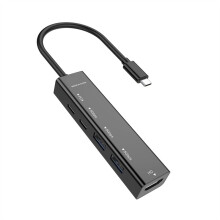 5-in-1 USB-C HUB Dockingstation Type C Naar USB 3.0 5 Gbps HUB Ondersteunt PD 100W Opladen 4K60Hz -Compatibel Dock