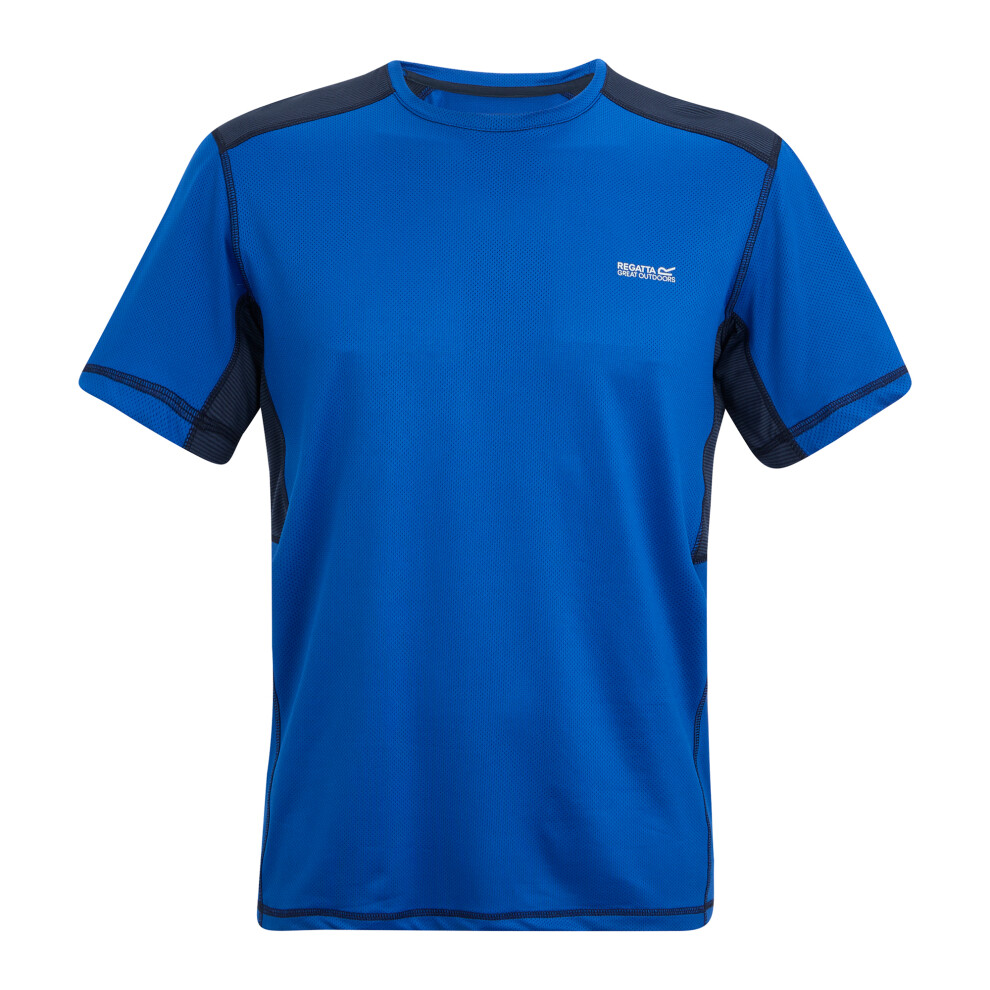 Regatta (M, Olympian /Navy) Mens Virda T-Shirt Blue