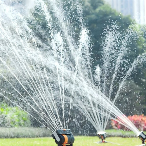 Oscillating Garden Sprinkler System with Adjustable Irrigation for Lawn and Park 2