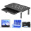 Computer Monitor Stand 3 Height Adjustable Computer Rack with Drawer Elevated PC Screen Stand Reduce Neck Strain 5