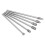 6pcs Tungsten Carbide Burrs Set, Cylinder- Porting Kit, Solid Rotate Grinding Tools for Woodworking Drilling Carving 5