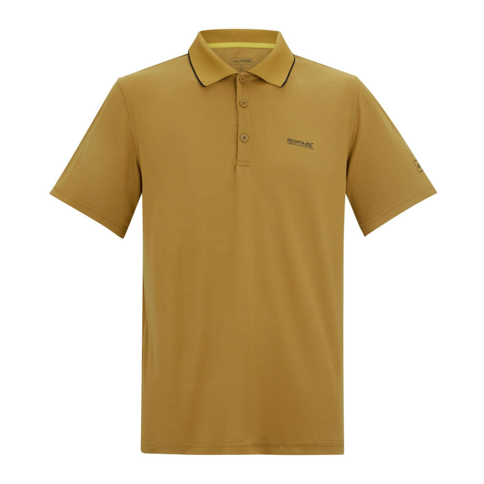 Regatta (Xl, Wood ) Mens Maverick V Active Polo Shirt Brown