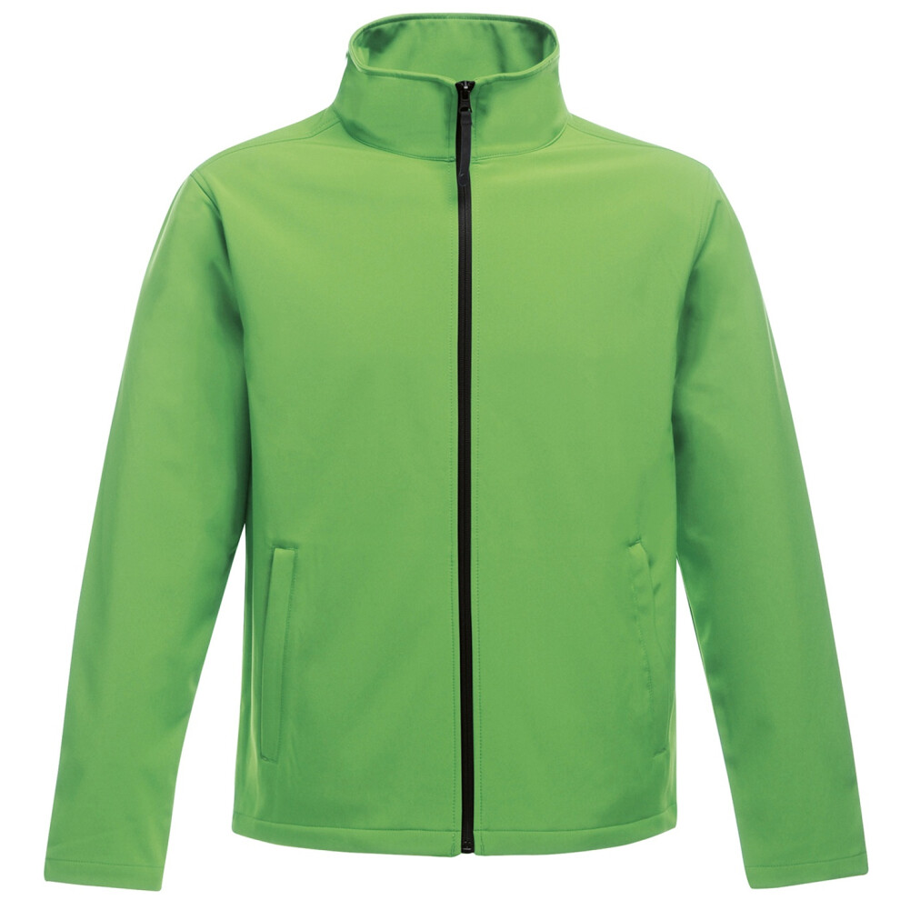 Regatta (L, Extreme Green/Black) Standout Mens Ablaze Printable Softshell Jacket Black