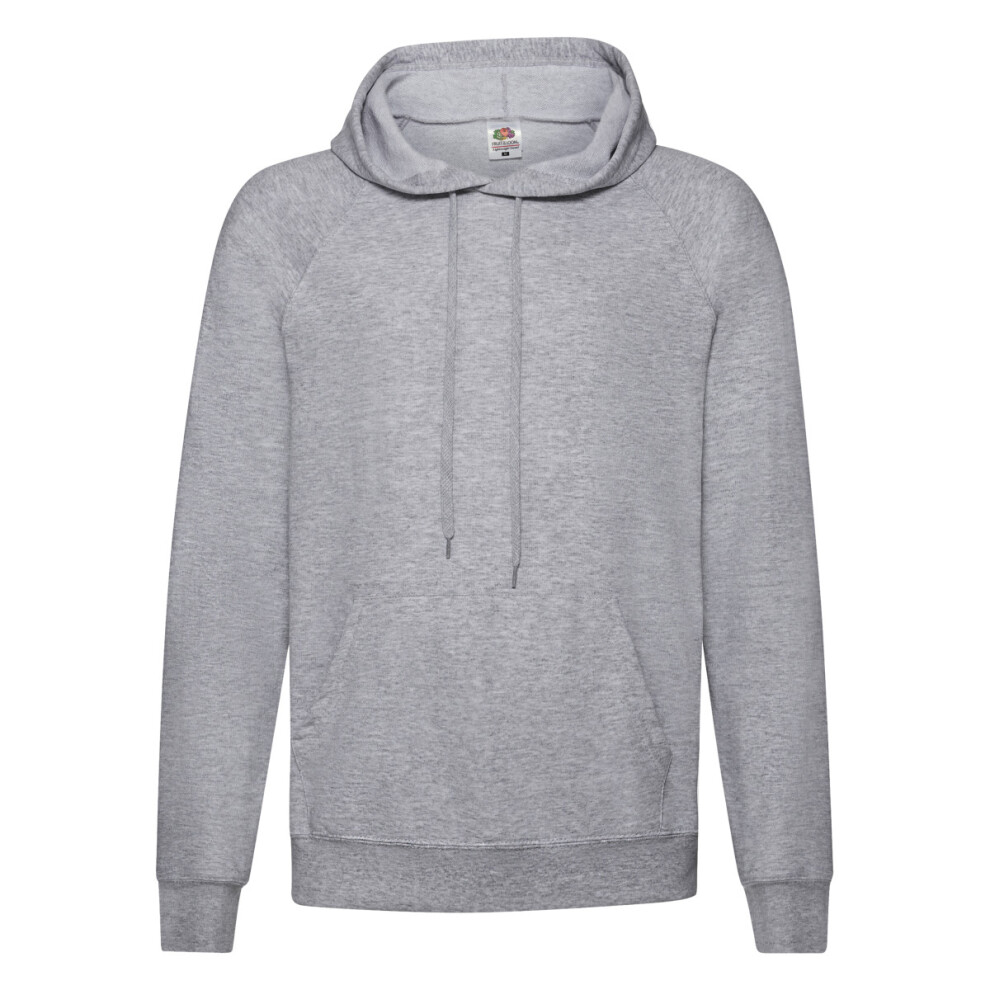 Fruit Of The Loom (M, Heather ) Unisex Adult Lightweight Hooded Sweatshirt Grey