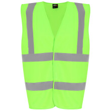 (10-12 Years, Lime) PRORTX Childrens/Kids Reflective Hi-Vis Vest