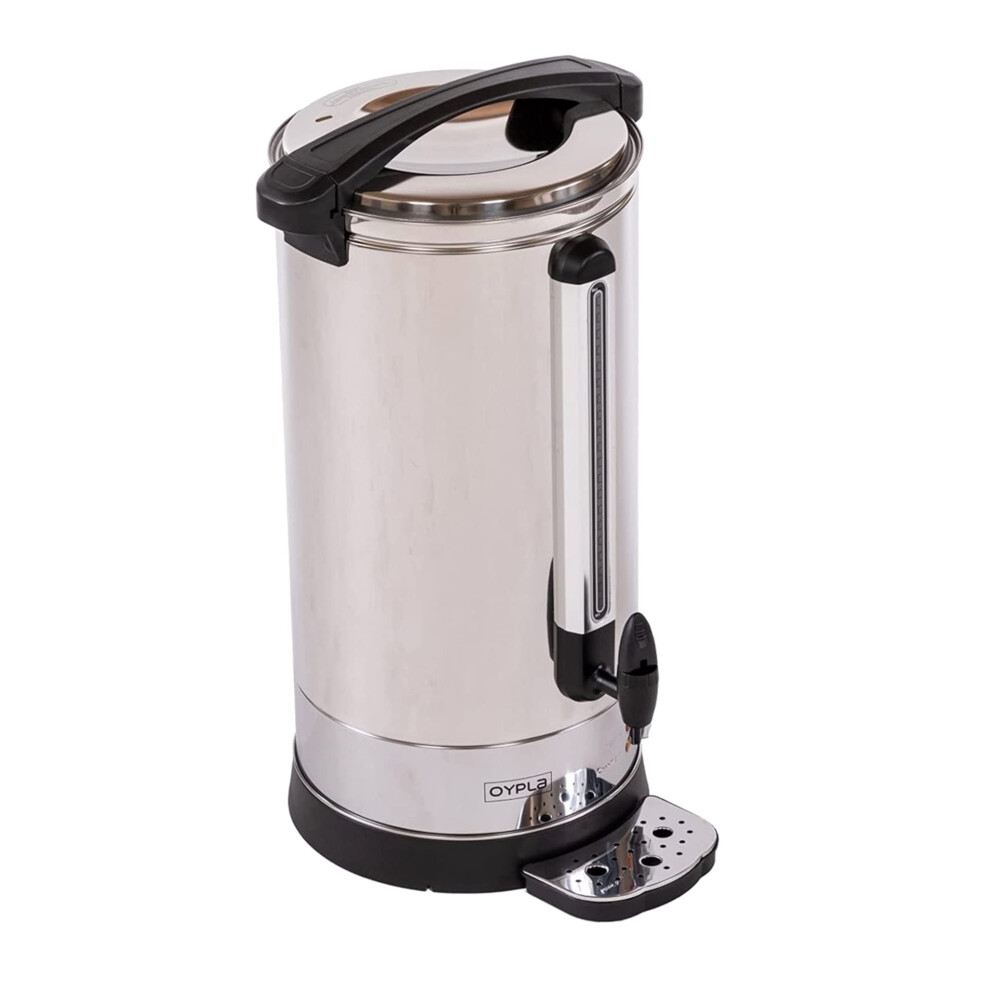 Oypla Electrical 30L Catering Hot Water Boiler Tea Urn Coffee Brown