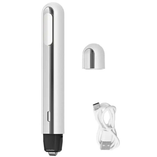 Heat Press Pen Heat Transfer Device with Fast Heating Function for DIY Projects,Crafts,Fabrics,Leather,Gift Make White