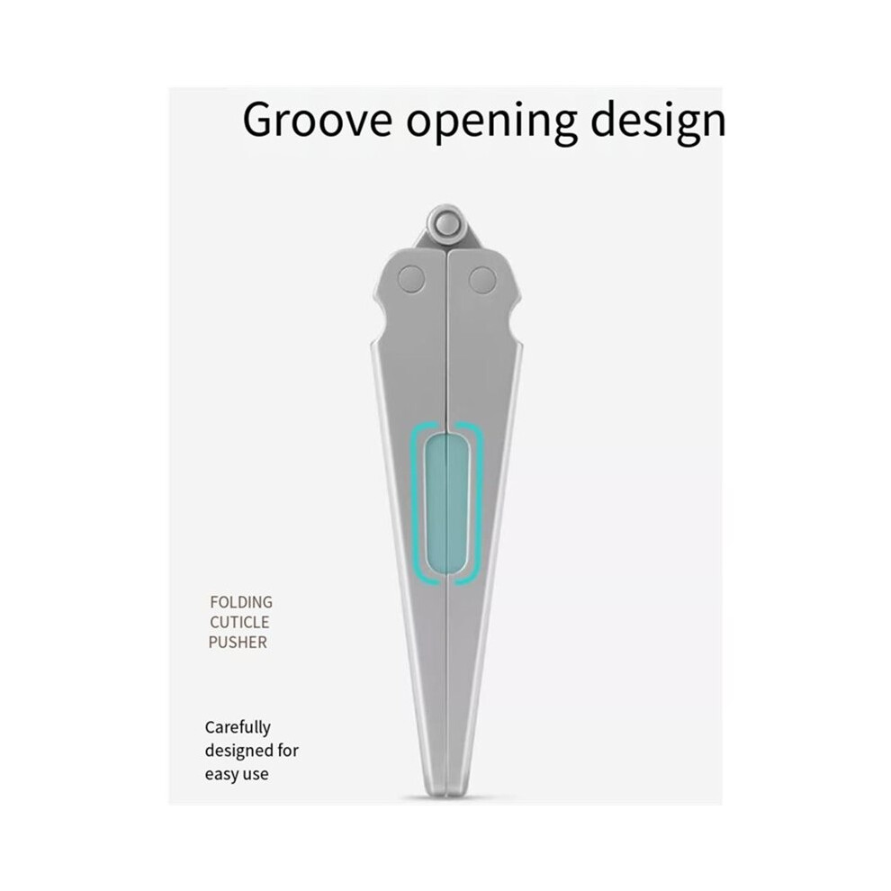 Stainless Steel Innovative Folding Nail Clippers Foldable Deformation Nail Scissors Portable Travel Manicure Tools